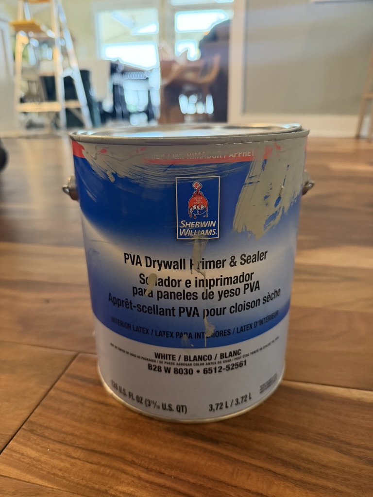 PVA drywall primer can - wrong product for wallpaper prep