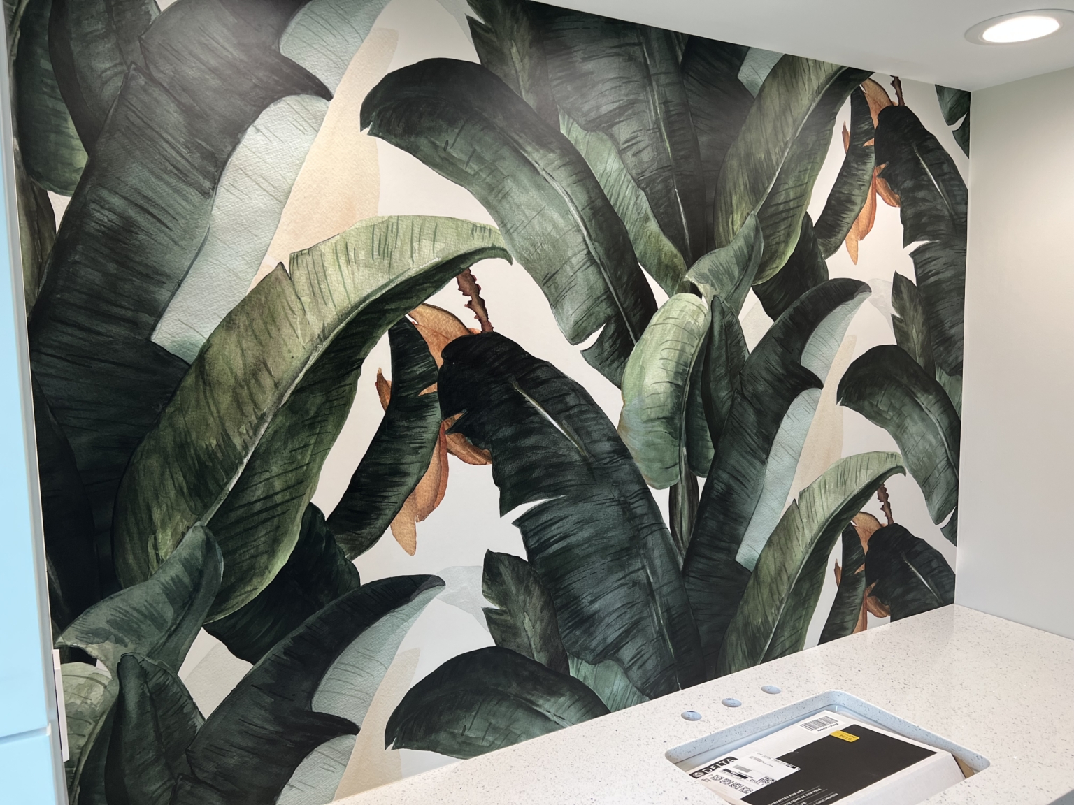 Photo Wall Mural Wallpaper of Palm Leaves