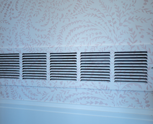 Wallpapered Vent cover
